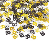 2100 Pieces 1.6Oz Double Sided Sparkly Number 50 Confetti For 50Th Birthday, 50Th Class Reunion, 50Th Wedding Anniversary,Etc (Mixed)"