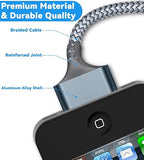 USB to 30 Pin Charger Cable 3.3FT Nylon Braided Charging Cord for iPhone 4 4S iPad iPod