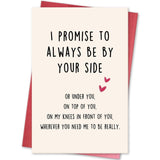 Funny Birthday Card For Him, Naughty Dirty Birthday Card For Husband Boyfriend Fiance Men, Inappropriate Valentines Day Card