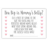 How Big Is Mommy’S Belly (50 Count) - Measure Mom’S Belly Baby Shower Game
