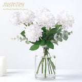 Artificial Flowers Foam Fake Flower 25 Pcs With Stems Floral Accessories Wedding Bouquets Centerpieces For Tables Decorations