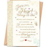 Valentines Day Card For Him Her, Romantic Valentines Day Gift For Husband Wife Boyfriend Girlfriend