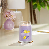 Yankee Candle Lemon Lavender Scented, Signature 20oz Large Jar 2-Wick Candle, Over 60 Hours of Burn Time