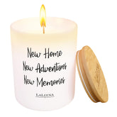 House Warming Gifts For New Home - Housewarming Gifts For New House - Scented House Warming Candle – Glass Jar Candle Gift With 100% Organic Soy Wax & Fragrance Oil – By , 14 Oz., Vanilla
