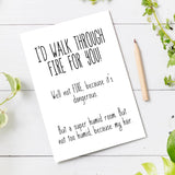 Romantic Valentine'S Day Friendship Card Gift Bestie Best Friend Women, Funny Birthday Card Bestie Best Friend, Funny Anniversary Card Couple, Cute Valentine'S Day Card For Her