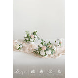 White & Sage Artificial Flowers With Vase Wedding Decor Centerpiece Flower Potted For Ceremony Reception Tabletop Desk Flowers Mantel Archway Aisle, Fake Flowers Set Of 4