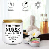 Nurse Gifts For Women Nurse Practitioner Gifts 7 Oz Lavender Scented Candles School Student Nurse Graduation Gift Funny Retirement Bulk Presents Eco-Friendly Long Lasting Natural Soy Max Candle