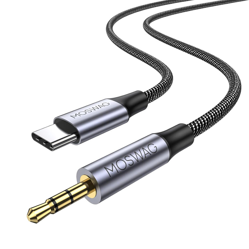 Usb C To 2.5Mm Auxiliary Cable,Usb C To 2.5Mm Trs Hi-Fi Nylon Braided Auxiliar