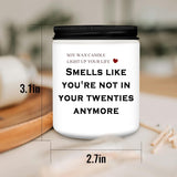 30Th Birthday Candle Gifts For Women Men, Happy 30Th Birthday Decorations Gift For Her Him, Funny 30 Years Old Gifts Ideas- Lavender Candles