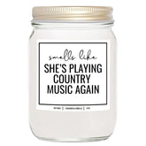 You Nique Designs Candle For Country Music Fan - 8Oz Candle - Cowgirl Gifts For Country Music Lovers - Cool Country Music Gifts For Music Lovers (Lavender & Vanilla)