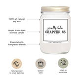 You Nique Designs Smells Like Chapter 55 Candle - Bookish Candles, Book Lovers, Themed Gifts For Reading Lovers Women, Book Club Present Ideas, Reading Themed Gifts (Lavender & Vanilla)
