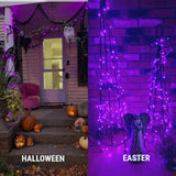 100 Led String Lights, 33 Feet Long Copper Wire Starry Lights Dimmable Fairy Lights For Bedroom,Halloween Christmas East