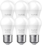 6 Pack A15 LED Light Bulbs 3W 25W Equivalent 2700K Soft White E26 Base