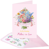 Happy Mothers Day Card For Mother In Law To Mother-In-Law 1 Pcs With Envelope Message Inside 5X7 Inch Mother'S Day Gifts Gift
