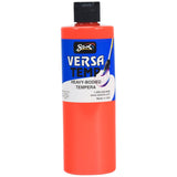 Versatemp Heavy-Bodied Tempera Paint, 1 Pint, Fluorescent Red