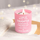 Mom Birthday Gifts From Daughter, Happy Birthday Mom Candle 10Oz, Funny Birthdays Gifts For Moms Dad Mother In Law Parents, Mother Bday Gift Idea, Lavender Vanilla Soy Wax Scented Candles