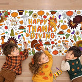 36PCS Thanksgiving Food Containers Fall Foil storage Tin with Lids