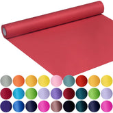 17.8" X 760" (63') Red Kraft Craft Paper Roll For Gift Wrapping Bulletin Board Bouquet Flower Kids Art Packing Parcel Table Covering 80Gsm 55Lb (Red, 17.8" X 63')
