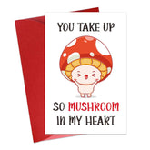 Funny Valentines Day Cards - Mushroom Naughty Valentines Cards For Him Boyfriend Husband Valentines Day Gifts Cards From Wife Girlfriend Her Anniversary Cards With Envelope