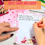 Romantic Couple Dog Valentines Card - 3D Pop Up Valentines Day Card For Husband, Wife, Him, Her, Boyfriend, Girlfriend, 6X8 In Love Valentine Pop Up Cards For Adults - Envelope Included