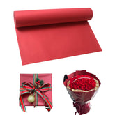 Kraft Paper Roll, Wrapping Paper For Gift Packaging, Crafts, Birthdays, Christmas (Red, 11.8" × 16.4')