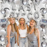 Last Disco Bachelorette Party Kit - Silver Disco & Western Cowgirl Bachelorette Party Supplies