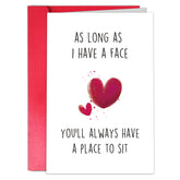 Rude Valentines Day Card For Wife Girlfriend, Naughty Anniversary Card From Husband Boyfriend, Lovely Card For Her