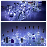 10 Pack 15 Led Wine Bottle Cork Lights, Fairy Mini String Lights Copper Wire, Battery Operated Starry Lights For Diy, Ch