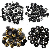180 Pieces Canvas Snap Kit, Stainless Steel Screws Snaps Marine Grade
