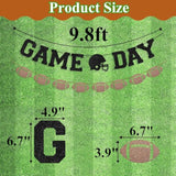 Game Day Banner With Football Garland Banner For Football Party Decorations Sports Theme Festival Birthday Baby Shower Decoration Supplies