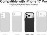 iPhone 18 Pro and iPhone 17 Pro Symmetry Series Cactus Leather Case Black Protective Cover