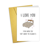 Funny Valentine'S Day Card For Husband Wife, Hilarious Birthday Card For Boyfriend Girlfriend, Humorous Farts Card