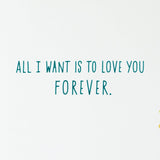 Hallmark Romantic Valentine's Day Card (Love You For the Rest of My Life) for Anniversary, Love, Just Because, and More