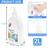 Titanium White Acrylic Paint, Large 135.2 Oz Premium Pouring Acrylic Paint, Perfect For Canvas, Wood, Ceramic, And More