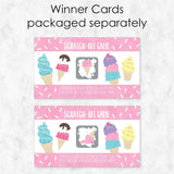Big Dot of Happiness Scoop Up The Fun - Ice Cream - Sprinkles Party Game Scratch Off Cards - 22 Count