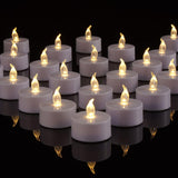 Led Battery Tea Light Candle- 24 Pack Flameless Candles Realistic And Bright Flickering Tealight Long Lasting 200Hours For Holiday Celebration, Party, Home Decoration Warmwhite, Battery Operated