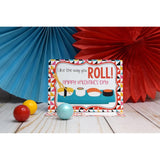 I Like The Way You Roll Cute Sushi Themed Valentine'S Day Cards For Kids To Give To Friends & Classmates, Thirty (30) 3.5" X 5" Fill In Cards (Without Envelopes) By Amandacreation