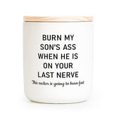 Funny Daughter In Law Gifts Candle 7Oz Daughter In Law Birthday Gifts,Wedding Gift, Christmas Gift For Daughter-In-Law, Sons Girlfriend, Future Dil, Lavender Scented Candle In Ceramic Jar