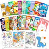 20Pack Small Activity Books For Kids Age 4-8,8-12,Kid Party Favor Gift,Brain Game For Kids Over 280 Different Games Fit Classroom Activities,Birthday Goodie Bag Stuffers