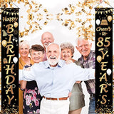 2 Pieces 85Th Birthday Party Decorations Cheers To 85 Years Banner Por