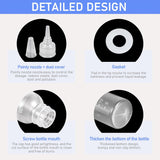 20Pcs Airbrush Paint Bottles Jars 1Oz/30Ml Plastic Paint Containers With Ball, Resealable Small Squeeze Bottles For Arts Crafts