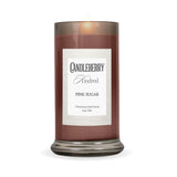 Candleberry Candles Kindred Collection | Luxury Glass Jar | Usa Hand Poured Soy Blend Candle | Highly Scented & Long Lasting | Up To 90 Hour Burn Time (Pink Sugar)