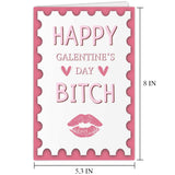 Funny Galentines Day Card For Best Friend, Happy Galentine'S Day Card For Bestie, Humorous Galentines Day Card Gift