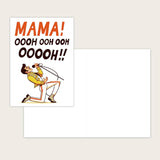 5X7 Funny Mother’S Day Card For Mom With Freddie Mercury Inspired Design, Birthday Card For Mother From Husband, Son, Wife Or First Born, Custom Hilarious Mothers Day Card