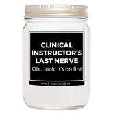 You Nique Designs Gifts For Clinical Instructors 8Oz Candle, Clinical Instructor Surprise From Student, Coworker- Nursing Instructor Appreciation - Clinical Instructor Gift (Lavender & Vanilla)