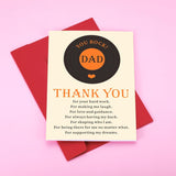 Valentine Day Card For Dad From Daughter Son Kids Wife, Birthday Cards Vintage Card For Dad With Envelopes