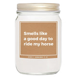 You Nique Designs Horse Lover 8 Oz Soy Candle, Cool Surprise For Horse Lovers, Gifts For Horse Riders - Equestrian Presents For Horse Lovers, Horse Themed Gifts Ideas (Lavender & Vanilla)