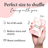 60 Badass Affirmation Cards For Women Positive Inspirational Motivational Daily Badass Affirmations Cards Spiritual Self Care Gifts For Women Her Sister Friend