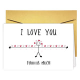 Funny Valentine'S Day Card Gift For Husband Wife Boyfriend Girlfriend Partner, I Love You, Romantic Anniversary Card, Funny Valentine'S Days Cards, Romantic Birthday Cards For Him Her