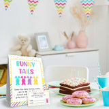 Guess How Many Easter Party Games,Easter Games For Kids,Bunny Tails Are In The Jar,Adults Family Large Groups,Birthday Party Game & Activities 50 Cards And Sign